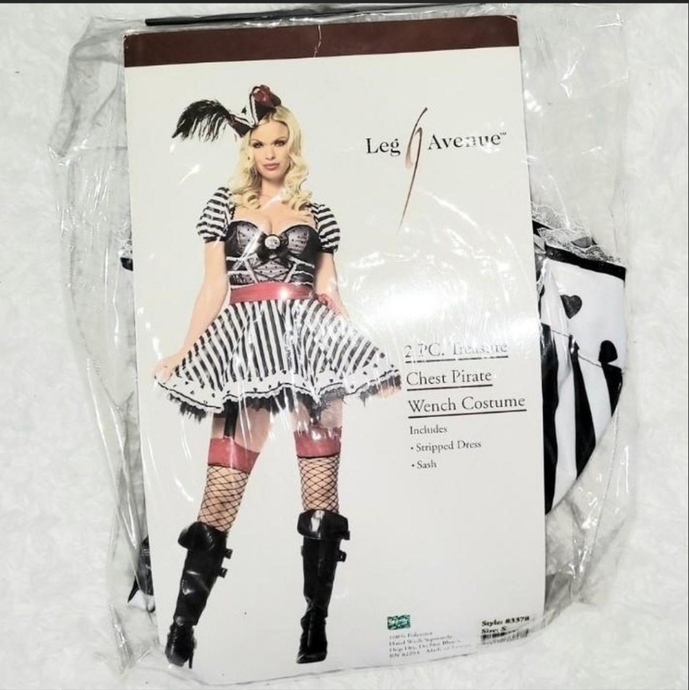 Leg Avenue "Treasure Chest Pirate Wench" Deadstock Costume Women's Small! ✨ NWOT